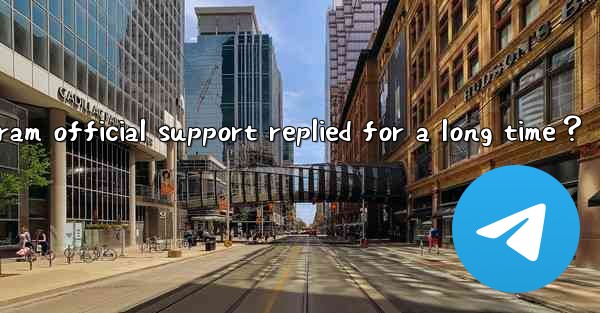 Why hasn’t Telegram official support replied for a long time？