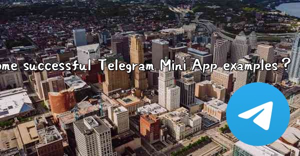 What are some successful Telegram Mini App examples？