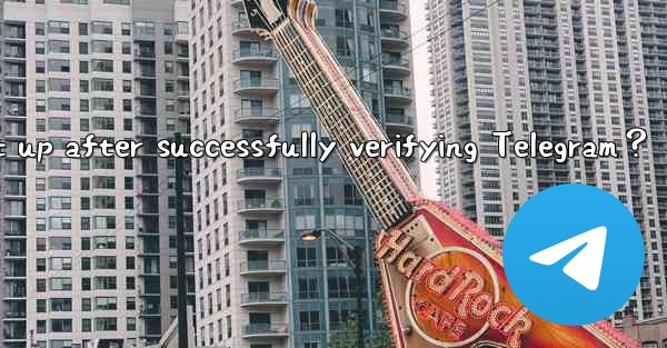 What information needs to be set up after successfully verifying Telegram？