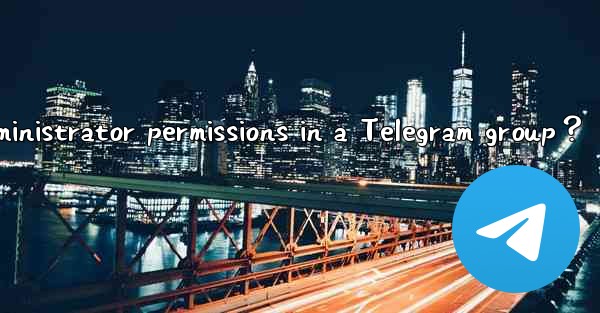 How to set administrator permissions in a Telegram group？