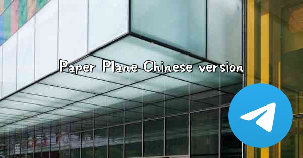 Paper Plane Chinese version